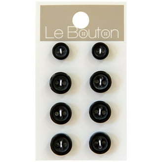 1 pack) Le Bouton Black 3/4