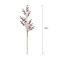 thumbnail image 5 of 28 inch Tall Artificial Christmas Berries Holiday Berries Stems (Set of 3), 5 of 5