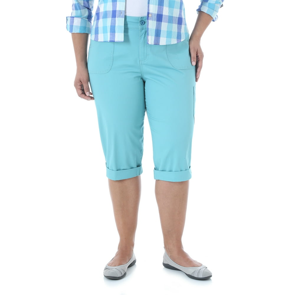 Lee Riders Lee Riders Women's Plus Size Utility Cargo Skimmer Pant