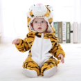 thumbnail image 4 of Mameluco de franela con diseño de tigre para bebé Costume OLLULL, de 2 a 3 años, 4 of 6
