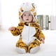 thumbnail image 4 of Mameluco de franela con diseño de tigre para bebé Costume OLLULL, de 2 a 3 años, 4 of 6