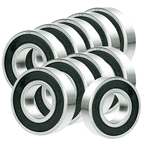 10pcs 6803-2RS Durable Rubber Sealed  Deep-groove Ball Bearings 17mm*26mm*5mm 