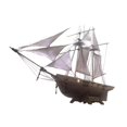 thumbnail image 2 of simhoa Sailboat Model DIY Assembly Model Beach Nautical for Gifts Countertop Vanity, 2 of 8