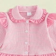 thumbnail image 5 of mgoYE Baby Girl Clothes Preemie Baby Girl Clothes Romper Fall Winter Outfits Gifts for Girls Cute Bell Bottoms Pant Sets (Pink,2-3 Years), 5 of 5