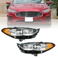 thumbnail image 2 of LABLT 2Pcs Halogen Headlights For 2017-2019 Ford Fusion Projector Headlamps w/LED DRL, 2 of 6