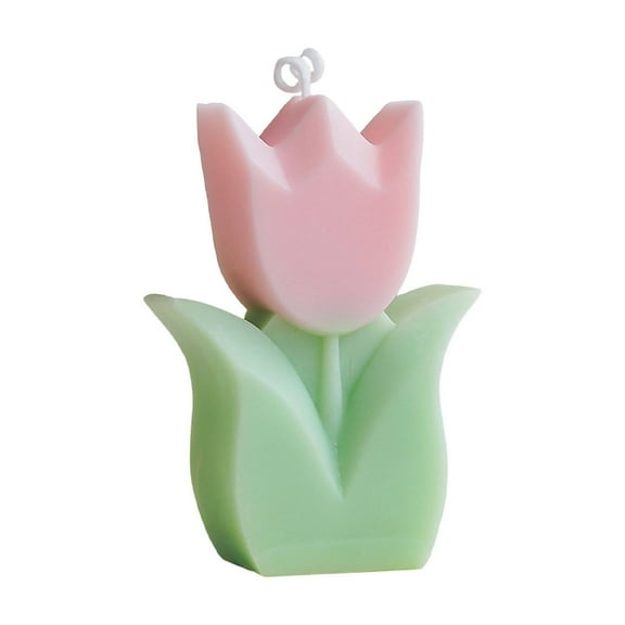 Elegant Handcrafted Tulips Scented Candles for Home Office Relaxation Aromatherapy Decorative Floral Ornaments Ideal as Gift or Event Decoration