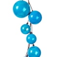 thumbnail image 3 of Vickerman 10' Turquoise Pearl Branch Ball Wire Garland., 3 of 4