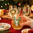 thumbnail image 5 of Kiddiway Christmas Printed Glass Tumbler Cup - Everyday Drinkware for Iced Tea and Beverages, Durable Glass Tumbler for Holiday Entertaining, 5 of 7
