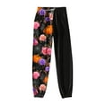 thumbnail image 6 of adviicd Women's Novelty Halloween Pants | Baggy Comfy Sweatpants for Spooky Season (Purple, L), 6 of 7