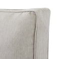 thumbnail image 4 of Classic Accessories Montlake FadeSafe Water-Resistant 20 x 20 x 2 Inch Contoured Patio Dining Seat Cushion Cover, Heather Grey, 4 of 17