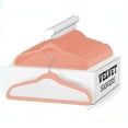 thumbnail image 4 of Lux Decor Collection Non-Slip Velvet Hangers for Clothes 50 pack, Pink, 4 of 10