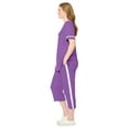 thumbnail image 3 of Woman Within Plus Size Contrast Stripe Capri Set, 3 of 3