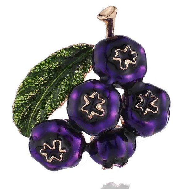 Xiao Hua Broche de fruta de moda, 2 broches esmaltados, accesorios creativos para vestir, joyería, exquisito regalo retro, estilo 14