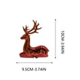 thumbnail image 3 of 2-Piece Colorful Deer Ornament Set - Exquisite Decor for Wine Cabinet, Living Room TV Stand, Home Shelf, Vibrant Colors, Durable Material, Adds Playful Ambiance to Home Space, B, 3 of 9
