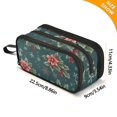 thumbnail image 4 of FORMRS Pencil Case with 3 Compartments Zipper Pouch, Elementary School Level and up, Floral Christmas, 4 of 8