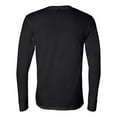 thumbnail image 3 of Bella + Canvas Men's four-button placket Long Sleeve Henley 3150, 3 of 3
