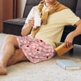 thumbnail image 3 of KLL Ladybug And Flowers for Men's 1-Pack Shorts,Sleep Pajama Shorts for Men Soft Pj Shorts Men's Pajama Bottoms Sleepwear -Medium, 3 of 7