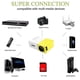thumbnail image 2 of Mini Proyector Mini Proyector YG300 Mini proyector 1080P LCD LED Proyector de entretenimiento (enchufe amarillo del Reino Unido), 2 of 8