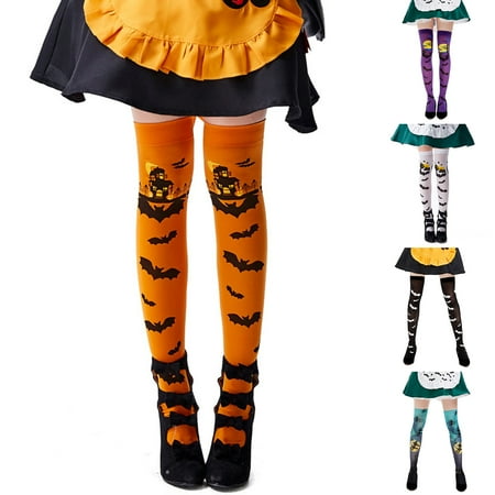 

SPRING PARK Thigh High Over Knee Long Socks Thigh High Sock Halloween Cosplay Stocking