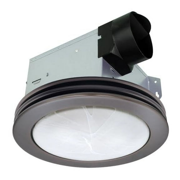 Akicon Exhaust Fan with Light, Ultra Quiet 80 CFM 2.0 Sones Ventilation Exhaust Bathroom Fan with Light, 3000K/4000K/5000K Selectable LED Light (Oil Rubbed Bronze)