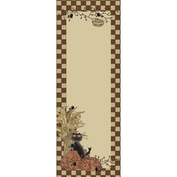 Pumpkins For Sale Notepad Autumn Design Black Cat Country Primitive Halloween Home Kitchen Office Da Ae A A A A A A A A Ae A A A A A A A C Cor Walmart Com