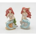 thumbnail image 3 of Hand Painted Ceramic Mermaid Salt and Pepper Shakers, 3 of 3