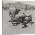 thumbnail image 1 of ARTCANVAS A Critical Moment 1902 Canvas Art Print by Frederic Remington - Size: 26" x 26" (0.75" Deep), 1 of 9