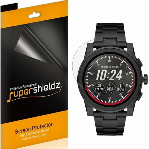 [6-Pack] Supershieldz for Michael Kors Access Grayson Smartwatch (Gen 2) Screen Protector, Anti-Bubble High Definition (HD) Clear Shield