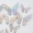 thumbnail image 3 of AURIGATE Butterfly Wall Decor Stickers, 6 Styles Gold Butterfly Decorations, 3D Butterfly Party Decorations/Birthday Decorations/Cake Decorations, Gold Butterflies for Gold Wall Decor Room Decor, 3 of 5