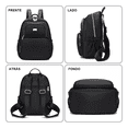 thumbnail image 3 of Mochila Bolso De Mujer Impermeable Negra, 3 of 5