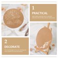 thumbnail image 6 of Round Graffiti Cardboard for Painting 20pcs Khaki Paper Decorations Lightweight and Portable, 6 of 6