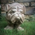 thumbnail image 3 of Homestyles Stone Wash Bulldog Muggly Mascot Animal Statue Humorous Planter Pot, 3 of 3