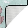 thumbnail image 4 of Dreamtimes Lightweight Soft Area Rugs 31x20 Inch, Cute Cartoon Cat Floor Mat Doormat for for Rooms Entrance Hardwood Floor Living Room 2'7" x 1'8"） Nursery Rugs, 4 of 6