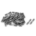 thumbnail image 1 of Unique Bargains M6x35mm Vis à Double Extrémité Filetée en Acier Inoxydable 304 50 Pcs, 1 of 1