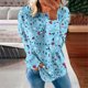 thumbnail image 1 of Ichuanyi liquidación de la moda femenina de la moda holgada las mangas de mangas largas de mangas largas sudaderas casuales ICHUANYI WER2023082207043, 1 of 5