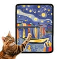 thumbnail image 1 of Sisal Cat Scratching Mat Furniture Protector Wall Couch Cabinet Door Carpet Shedding Control Scratcher With Hook Loop Fastener For, 1 of 5