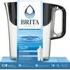 Brita Large 10 Cup Water Filter Pitcher with 1 Standard Filter, Made Without BPA, Huron, Black