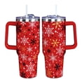 thumbnail image 1 of Baiheyi Christmas Gifts for Women Kids, Red Christmas Tumbler 40 oz with handle and Straw, Insulated Coffee mug Stainless Steel Water Bottle for Christmas, 1 of 6