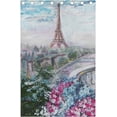 thumbnail image 4 of Coolnut Summer Cafe in Paris Thermal Insulated Blackout Grommet Printed Window Curtain - 84x55 in - 100% Polyester 2 Panels, Stitchingstyles, 4 of 6