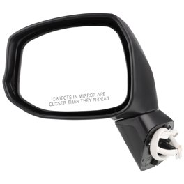 Pair Black Power Heated Side Mirrors For Pontiac Grand Prix 2004-2008 – Manual Fold, Bolt-On – Autosuperstar