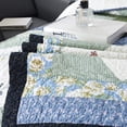 thumbnail image 3 of Kasentex Boho Quilt Decorative Print, Bedspreads & Coverlets Soft Cotton Bedding, Blue, Twin Size, 3 of 5