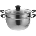 thumbnail image 3 of MasteelfCA 1pc Milk Pan Stainless Steel Steamer Stainless Steel Soup Pot Stockpot, 3 of 9