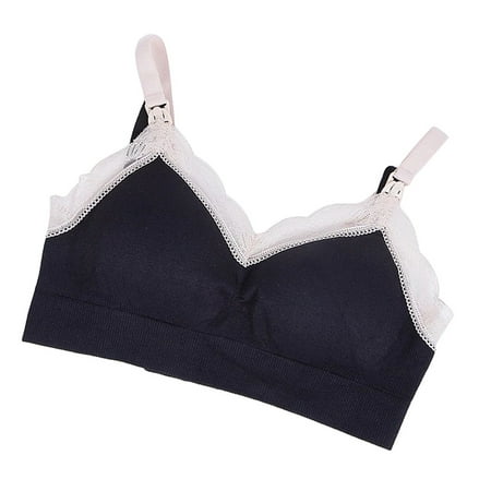 Raindrops Nursing Tank Tops for Breastfeeding Wireless Bra Pregnant Woman