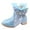 Blue, variant on PEASKJP Toddler Boots for Girls Baby and Toddler Boys Boots First Step Walker Lightweight Synthetic Non-Slip High top (Blue,13.5)