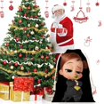 thumbnail image 2 of Bebé Jefe: Niña Blanca Bolsa de regalo con cierre de cinta navideño para decoración de Navidad,50cm×80cm., 2 of 6