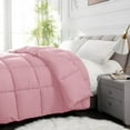 thumbnail image 6 of Wulful Pink Queen Comforter, All Season Goose Down Alternative Cooling Light Microfiber Comforter Quilt, 6 of 6