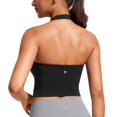 thumbnail image 1 of Sujetador deportivo CRZ YOGA Butterluxe Halter Longline Acolchado Negro, 1 of 5