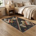 thumbnail image 2 of ODIKA 5'x7' Washable Area Rug Record School Vinyl Deck Vintage Sound Player Dj Music Cassette for Small Living Room, Bedroom, Easy Care, Non-Shedding, Pet Friendly, 2 of 7