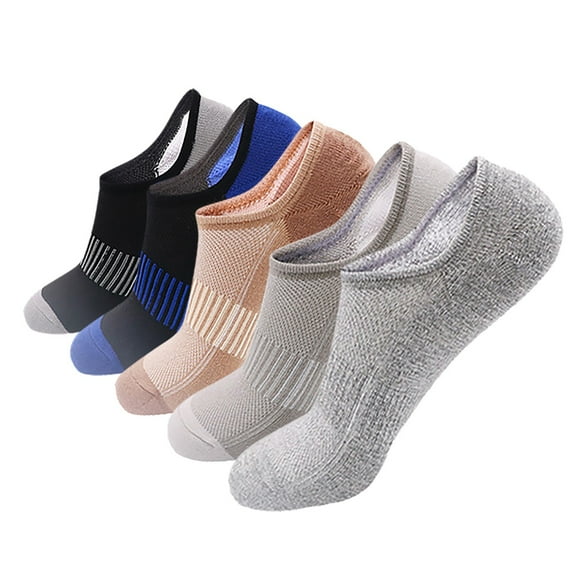 No Show Socks Mens And Womens Ankle Socks -Unisex Ultra Thin Breathable Athletic Socks - Low Cut Running Ankle Socks Tennis Golf Socks for Women & Men QURATI Dark Blue One Size