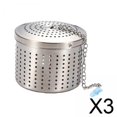 thumbnail image 1 of Infusor de cocina,Infusor de té Difusor colador de té Infusor de cocina,Infusor de té de hojas sueltas Difusor de té a prueba de derrames,Filtro más pronunciado de té de acero inoxidable, 1 of 8